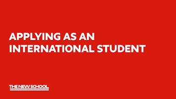 Applying as an International Student - Video Still